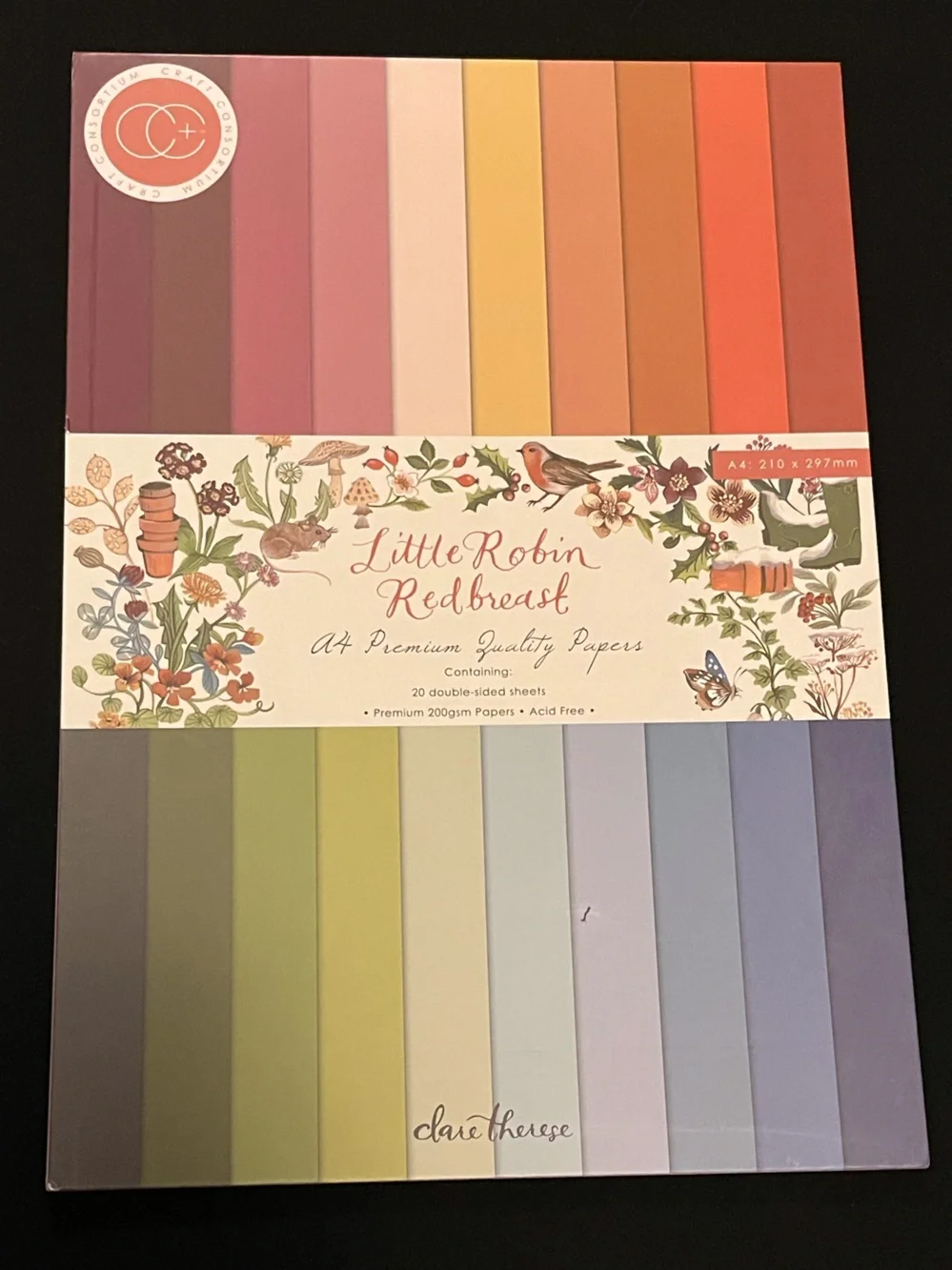 Flora Fauna and Gingham Scrapbooking Lot